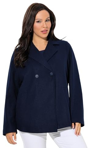 Ulla Popken Womenswear Jacket Ink Blue 42+