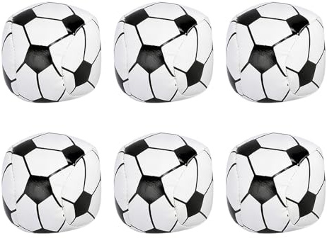 EnixwH 6 PCS Juggling Balls Juggling Balls for Adults Soft Ball Small Football Drop Resistant and Pressure Resistant Suitable for Beanbag Tossing Shuttlecock Kicking and Throwing Training