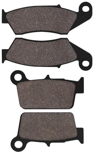 Cnornus Plaquettes de Frein Avant et Arrière pour YAMAHA YZ 125 WR 250 F 2003-2013 WR250 R 2008-2019 YZ 250 YZ250 F WR 450 F 2003-2015 pour GAS-GAS EC 125/200/250/300 2009-2015