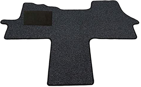 Mertex Automatte Autoteppich kompatibel mit Ducato 250, Jumper II 250, Boxer II 250 ab Bj. 2006 Schmutzfang Oslo (grau, Fahrerhausteppich)