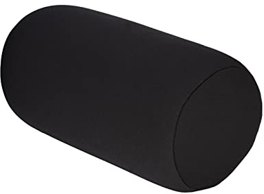 Micro Mini Almohada para Dormir, Soporte para el Cuello, Rollo de Microcuentas, Cojín para la Espalda, Relajante para la Cabeza, el Cuello y la Muñeca, Colorido, Súper Suave (Negro)