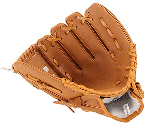 Xujuika Baseball-Handschuhe für Kinder,Feldhandschuh für Rechtshänder Verdickte weiche Trainingshandschuhe | Verstellbare Baseballhandschuhe für Kinder, Erwachsene, Jugendliche und Kinder