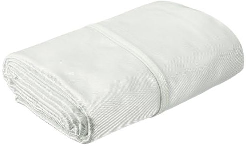sourcing map Coperta per saldatura, ignifuga, 195 x 200 cm, tessuto in fibra di vetro resistente al calore, coperta antincendio, forniture protettive per saldatura, per industriali, grill, spessore