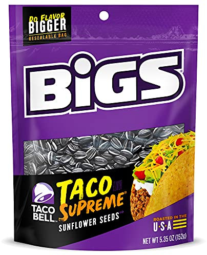 Bigs Taco Bell Taco Supreme Sunflower Seeds - 5.35oz - 152g