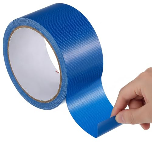 Healifty Single Sided Carpet Joining Tape Waterproof Strong Adhesive Cloth Duct Tape DIY Cloth Stage Carpet Floor Tape (Blue)