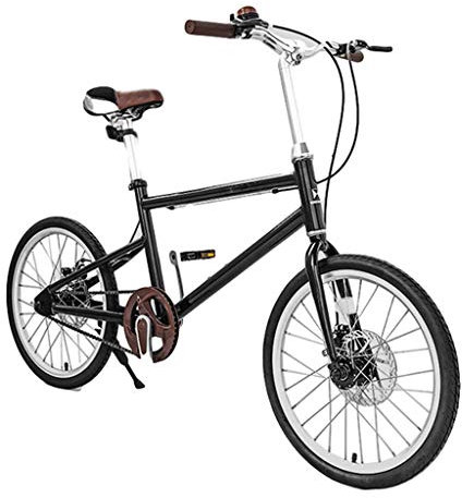 20 tums cykel för vuxna män och kvinnor tonåringar, mini lätt cykel för student kontorsarbetare urbana miljö, höghållfast aluminiumram