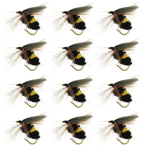 The Lord of the Tools 20 esche da pesca a mosca, esche per api bioniche, esche artificiali per insetti, esche per trote, spigole, salmoni, attrezzatura da pesca