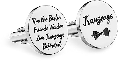 Trauzeugengeschenke Manschettenknöpfe Hochzeit Edelstahl Bester Mann Nur Die Besten Freunde Werden Zum Trauzeuge Befördert Manschettenknöpfe