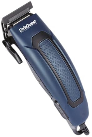 DIGIQUEST Tagliacapelli e Regolabarba con filo HAIR CUTY, Comodo e Pratico, Leva Regolabile per la lunghezza del taglio dai 3 ai 12mm