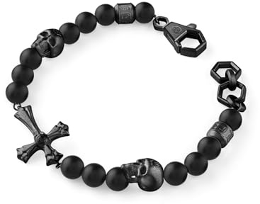 Philipp Plein Herren Armband Edelstahl IP Black WHISPER PJUEA01BU