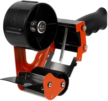 PRETYZOOM Handheld Tape Cutter Dispenser 60mm Packing Tape Dispenser for Sealing Shipping Boxes with Comfortable Grip for Packing and Moving