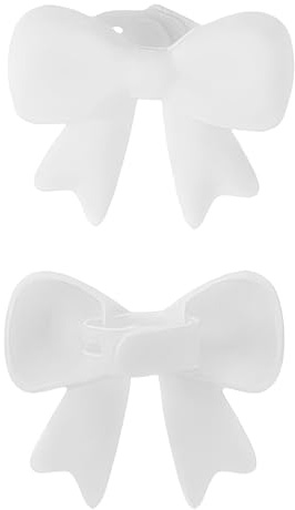 BUBEFSKD 2 piezas lazo decoración, accesorios para auriculares, impresión 3D, accesorios de fijación de auriculares coquetos, regalo para mujeres, silicona
