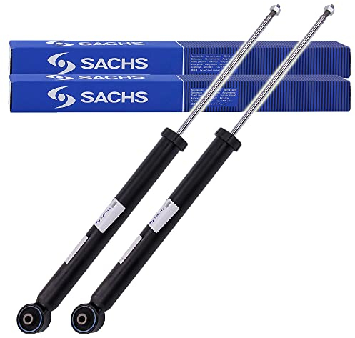 SACHS 2x Gasdruck Stoßdämpfer hinten Kompatibel mit SEAT CORDOBA (6L2), IBIZA 3 (6L1), 4 (6J5, 6P1), SKODA FABIA 1 + 2 + 3, VW POLO (9N_, 9A_), 4 Stufenheck (9A4, 9A2, 9N2, 9A6), 5 (6R1, 6C1)