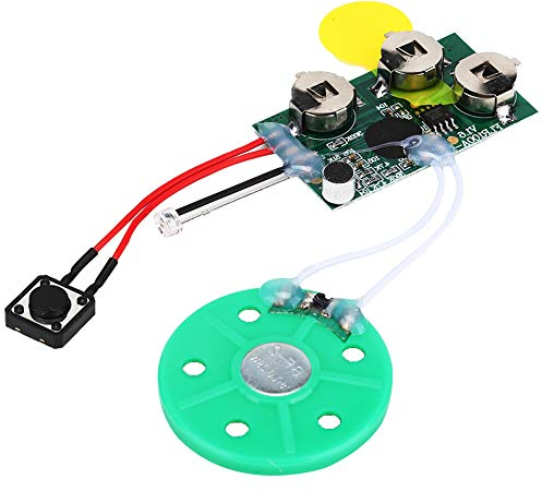 Garsent DIY Voice-GrußKartenmodul,4 Minuten DIY Beschreibbares GrußKartenmodul,Lichtempfindlicher Sprachaufzeichnungschip(Einzelspieler)