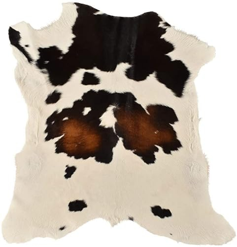 generisch KALBFELL Mini KUHFELL BRAUN Weiss Natur 80 x 70 cm DEKO Fell VON KUHFELLE ONLINE