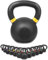 wuuhoo® Kettlebell Rocky, Kugelhantel 4kg - 32kg aus massivem Gusseisen mit Pulverbeschichtung, Gewicht aus Cast Iron, Schwunghantel für dein Krafttraining - Fitnessgerät für Zuhause 16 kg
