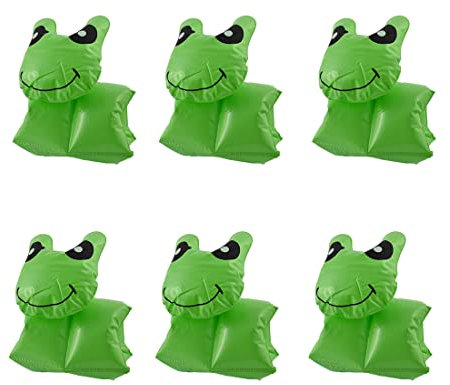 Ruilogod Swimming Training Assistant Frog Shape Inflatable Swim Arm Ring Float 3 Pair (id: a06 901 91a 4c9 a49