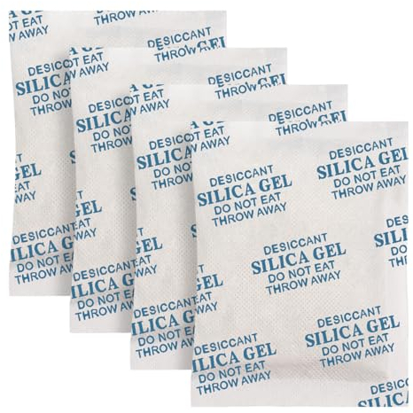 Weriirew Bustine di Gel di Silice per Deumidificatore per Auto 50 Grammi [6 Pacchetti] Bustine Gel di Silice Assorbitore di umidità Essiccante per Finestrini Auto Senza Appannamento