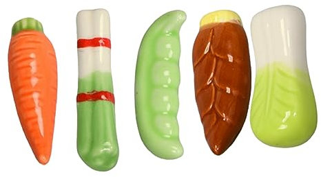 IMIKEYA 5pcs Chopstick Stand Decorative Ceramic Chopstick Holder Pillow Bracket Spoon Fork Rack Tableware Holder for Dining