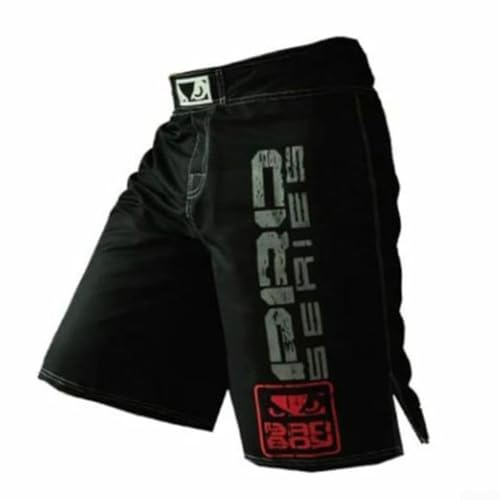 Short de combat respirant MMA pour entraînement de fitness Muay Thai (XL)