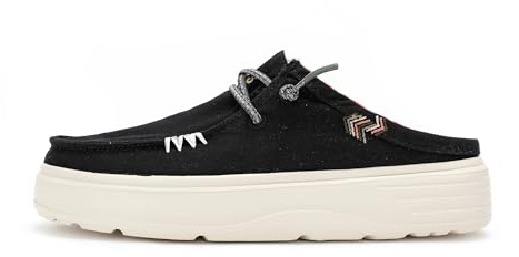 WALK IN PITAS | CAPARICA | Zoccoli da Donna | Mules per L'Estate | Nautici Casual | Mocassini | Sneakers da PITAS | Nero 38