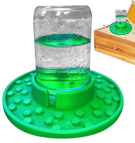 Alimentador De Agua para Abejas, Bebedero para Abejas | Dispensador De Agua De Azúcar Tarro para Abejas | Entrada Y De Colmena, Alimentador De Abejas, Utilizado para Alimentar Agua