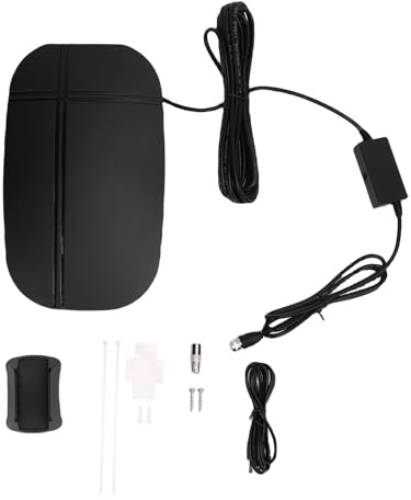 Antena de TV Wohpnle Interior, antena digital HD TV para recepción de largo alcance con amplificador de señalización de señal 4K 1080p para canales locales
