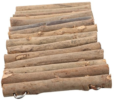 Milisten Refugio de Madera para Reptiles y Tortugas Cueva Segura y Plataforma Natural para Decoración de Terrarios y Acuarios al Aire Libre