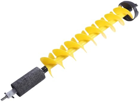 RASTKY Kit de Barrena para Hielo de 6 Pulgadas con Diseño Liviano, Aguas de Entrada de Hielo Incisivas y Eficientes, Taladro Eléctrico de Repuesto y Entusiastas de la Pesca en Adecuados