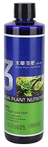 Generic Fertilizzante Liquido per la Nutrizione delle Piante Acquatiche Dell'acquario, Crescita Sana, Effetto Duraturo, Aggiunta di Soppressore delle Alghe, Adatto per Erbe Acquatiche, 260 Ml