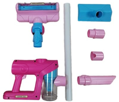 KIOALXZ Engage Toddlers With Realistic Simulation Kids Vacuum Cleaner Home Appliances Pretend Cleaning Activities Children Girl Boys Household Playing, Pink, 15.7x7x76cm