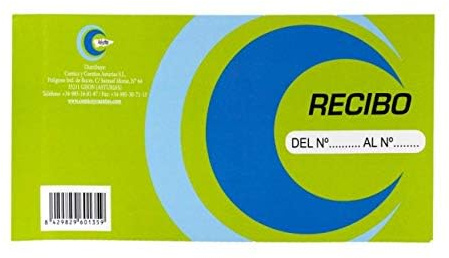 Acan Pack 3 Talonarios de Recibos ⅓