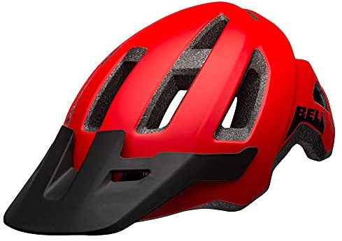 BELL Herren Nomad Fahrradhelm MTB, Einheitsgröße Matte Red/Black 21