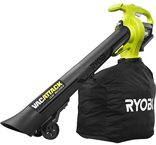 RYOBI Aspiradora/Trituradora/Soplador de Hojas de Batería Inalámbrica de Iones de Litio de 40 Voltios (Solo Herramienta)