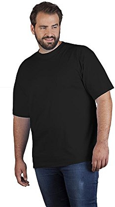 Premium T-Shirt Plus Size Herren, Schwarz, 7XL