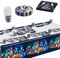 Partygeschirr,Gebutstag Party Set 61 pcs,Geburtstagsdeko,Party Deko,Pappteller,Becher,Servietten,Tischdecke,Party Tableware Supplies,Themenparty Gebutstag Deko
