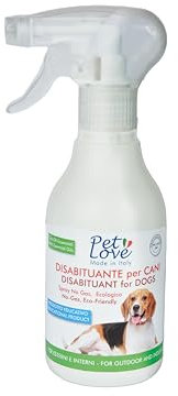 PET LOVE Spray Disabituante Repellente Anti Urina per Cani - da Interno o Esterno - 350 ml