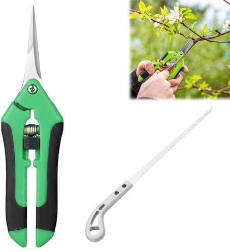 Sécateur de Jardinage à Main pour Bonsaï, Pointe Haute Secateur Précision, Secateur de Jardin, Professionnel Ciseaux De Jardinage, Sécateur de Jardin en Paquet, Professionnel Ciseaux De Jardinage
