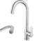 GOLDMAN SERVICE | Rubinetto Cucina Inox Girevole 360°, Miscelatore Alta Pressione per Acqua Calda e Fredda, Design Moderno, Fontana Lavello Cucina, Rubinetto Resistente e Funzionale.