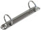10 x Ringmechanik Ringbuchmechanik Binder 2-Ring f Ordner Hefter 123mm, Größe:25mm rund