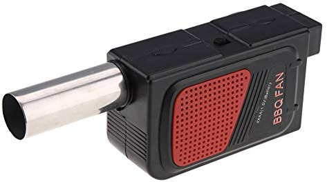 KSTE Soplador de aire for barbacoa: ventilador de barbacoa eléctrico portátil, soplador de aire de chimenea, herramienta de cocina de barbacoa for acampar al aire libre Picnic Camping Cook