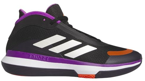 adidas Bounce Legends - Zapatillas de Baloncesto Unisex para niños, Core Black Purple Burst Aurora Black, 7 UK