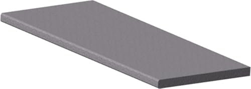 Margelle 60 cm grès cérame épaisseur 2 cm - Largeur sur Mesure de 20cm à 29 cm (Gris Clair structuré, 24 cm)