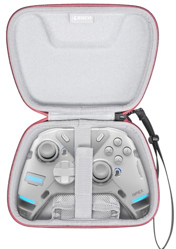 RLSOCO Case for FLYDIGI Vader 4 Pro/APEX 4/Direwolf 3 Wireless PC Controller & Razer Wolverine Ultimate/Wolverine V3 Pro/Wolverine V3/Wolverine V2 Wireless Gaming Controller and More (Case Only)