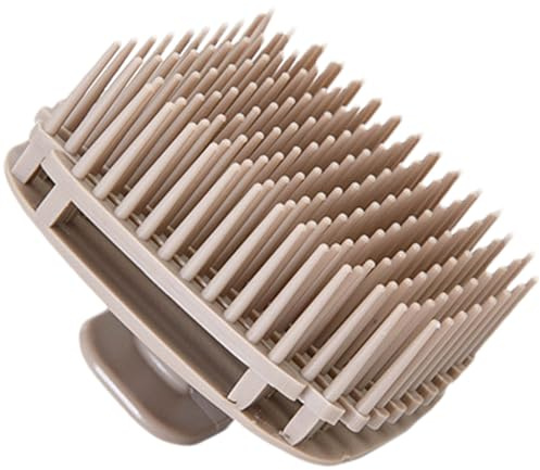Spazzola per shampoo per cuoio capelluto, spazzola per scrubber per capelli, massaggiatore per testa quadrata per uomini e donne, shampoo per capelli bagnati e asciutti, scrubber - massaggiatore per