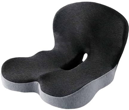 Cojín De Espalda Y Asiento,Cojín De Asiento De Espuma Memoria En Forma De L | Protección De Coccix Y Lumbares Para Casa Camión Silla De Ruedas Viaje