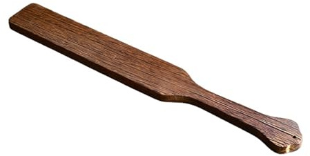 Generisch Frusta da equitazione realizzata a mano, in legno wengé, 32 cm/40 cm, punta da allenamento e potenza (40 cm)
