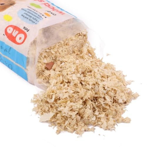 LIXSAZSE Litière Saine en copeaux de Bois, Paquet de 500 g. Convient pour aux Petits Animaux. Contrôle Naturel des odeurs. Dépoussiérage extrait. Litière Douce pour Petits Animaux. Copeaux Bois