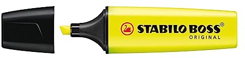 STABILO 70/24 - Boss Highlighters Chisel Tip 2-5mm Line Yellw PK10