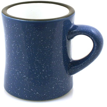 Marble Creek Ceramic Diner Campfire Mug, 10oz (Single) (Sky Blue)